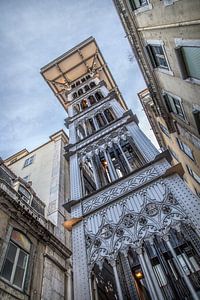 Lissabon 8 - Elevador de Santa Justa von Michael Schulz-Dostal