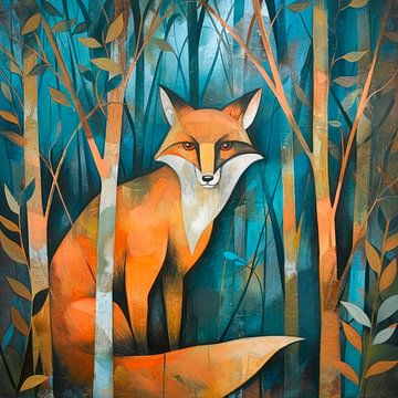 Fuchs im Wald von Jutta Maria Pusl