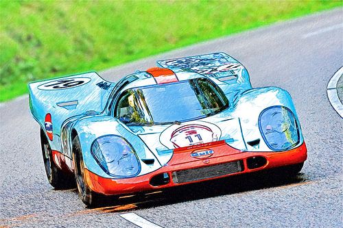Porsche 917 Replica Eggberg Classic 2025 Start 11