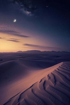In de woestijn van fernlichtsicht