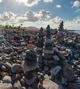 Mirador Stone Pebble Beach, Pebble Towers, Costa Adeje, Tenrife Canary Islands, Spain by Rene van der Meer thumbnail