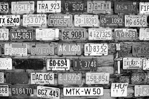 plaques d'immatriculation