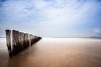Breakwaters in the sea