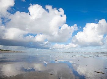 Clouds over the coast.