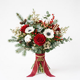 Feestelijk kerstbloemenboeket van Markus Gann