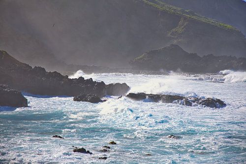 Pure energie: de brekende golf voor de kust van La Palma