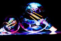 Art with Light Bulb