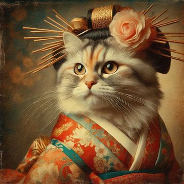 the Geisha Cat van J.O. Han