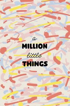 Colorful Words - A Million Little Things van Studio Malabar