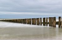 Lange Belichtungszeit am Strand zeeland