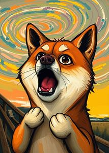 Shiba Inu Der Schrei