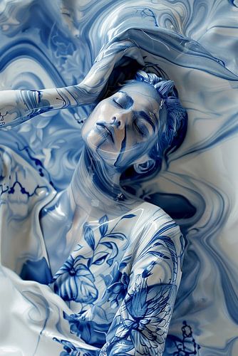 Fusion bleu de Delft