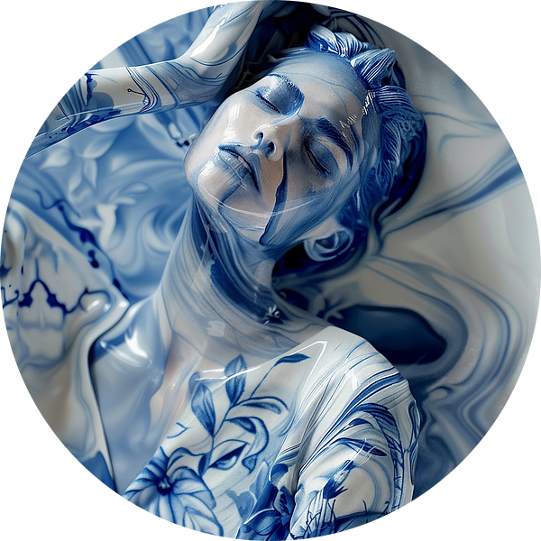 Delfts Blauwe Samensmelting van Bianca ter Riet