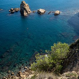 Uitzicht op Cap Prim, dromerige baai in Jávea van Adriana Mueller