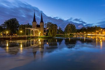 Oostpoort Delft in der Blauen Stunde - 1 von Tux Photography