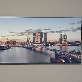 Kundenfoto: Rotterdam in der Dämmerung von Rob van der Teen, als ArtFrame
