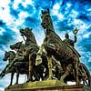 Quadrige de Braunschweig nuageux dramatique sur Dieter Walther