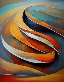 Herbstfarben abstrakt von Bert Nijholt