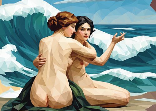 Die Meeresnymphen Lowpoly