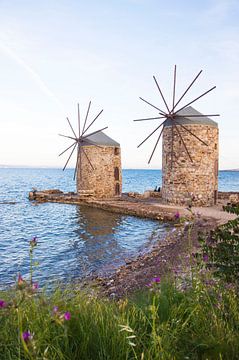 Windmühlen Griechenland von Bianca Kramer