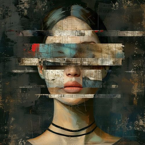 Portrait moderne - Personnage décousu