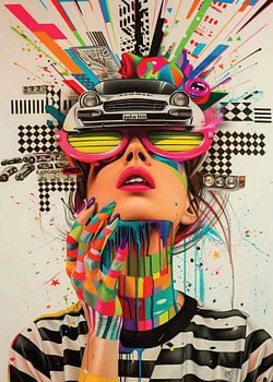 Vibrierendes Chaos - Pop-Art-Explosion