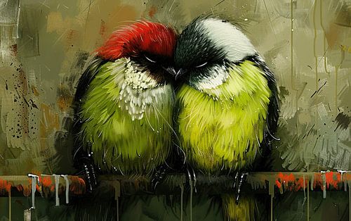 Kuschelige Umarmung für Vögel