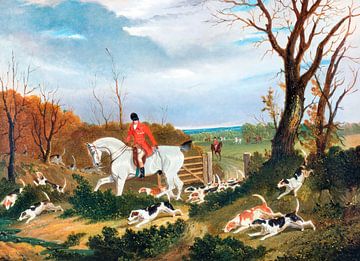 The Suffolk Hunt painting by John Frederick Herring