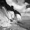 Les falaises de craie sur l'île de Rügen - Parc national de Jasmund sur Frank Herrmann