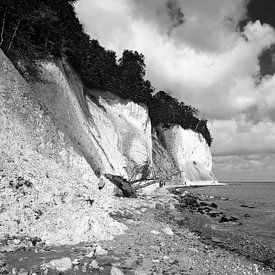 Krijtrotsen op het eiland Rügen - Nationaal Park Jasmund van Frank Herrmann