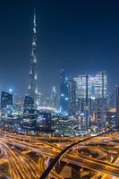Burj Khalifa Dubaï de nuit