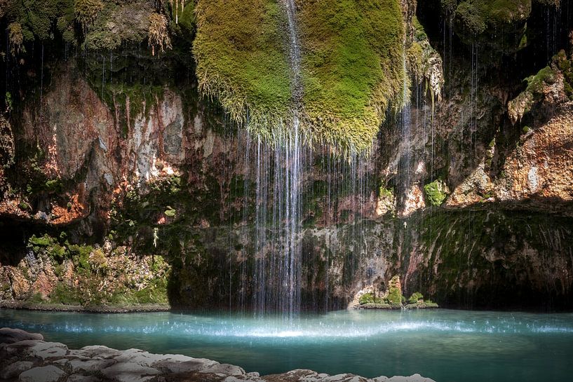 Kallektuffquell-Wasserfall von Ingrid Kerkhoven Fotografie