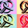 Pretzel Pop Art von Treechild
