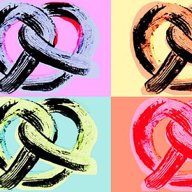 Pretzel Pop Art von Treechild