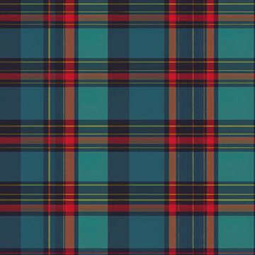 Vintage Plaid # III by Whale & Sons