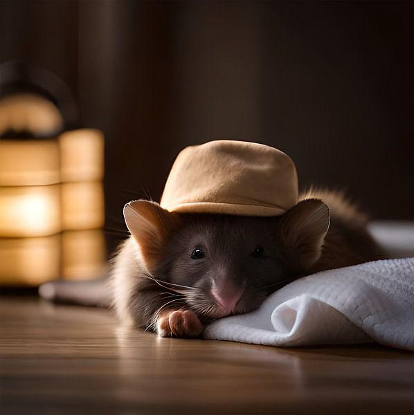 Sweet little mouse in the room by Humphry Jacobs