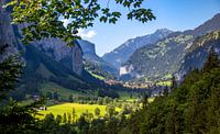 La vallée de Lauterbrunnen.