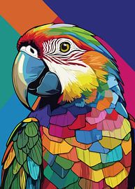 Perroquet Pop Art