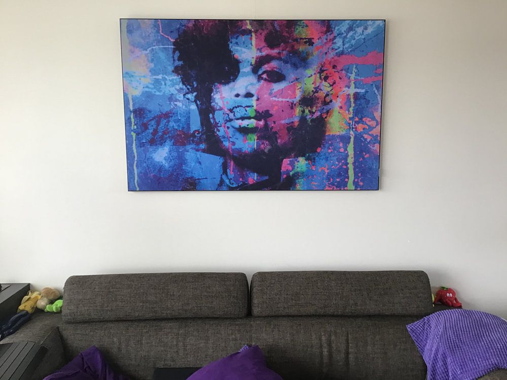 Hommage an Prince Splash Pop Art PUR 1, von Team W 32 Gallery