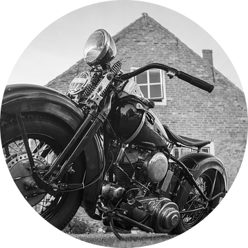 Harley Davidson in Zwart en Wit van anne droogsma