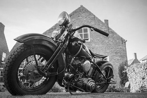 Harley Davidson in Black and White