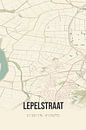 Vintage landkaart van Lepelstraat (Noord-Brabant) van Stad & Wand thumbnail
