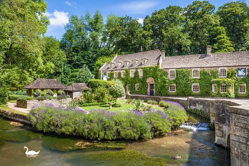 The Swan Hotel in Bibury, Cotswolds, Engeland