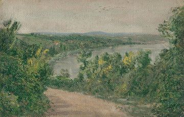 Landschap vanaf het stroomgebied van de Donau, Karol Miloslav Lehotský