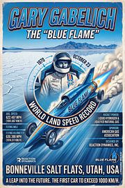 The Blue Flame 1970 by Ted Decker