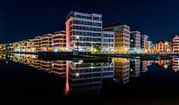 De Phoenixsee havenpromenade in Dortmund