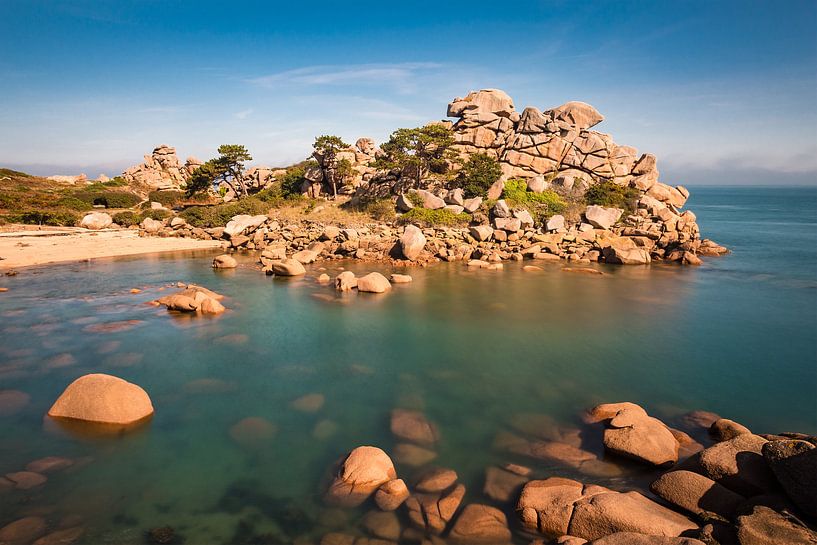 Atlantikküste in der Bretagne van Rico Ködder