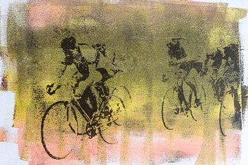wielrenners in de Tour de France van DroomGans