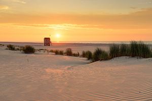 Terschelling beach with drowning house by FotoBob