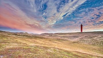 l'aube dans le paysage de dunes sur eric van der eijk
